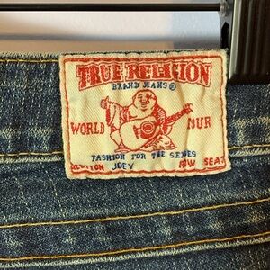 True religion Joey Women's Blue Jeans size 29 vintage Y2K made in USA flare